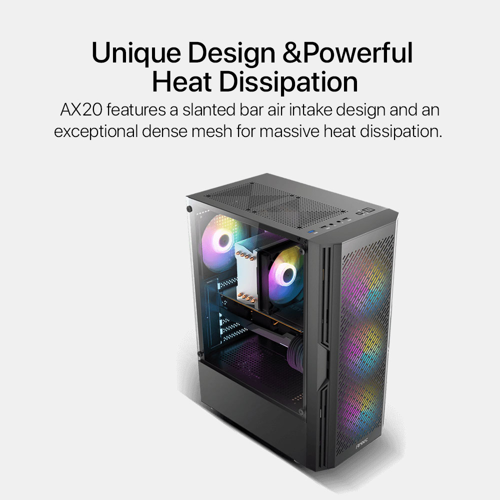 Antec AX20 Mid-Tower Gaming Case - Image 2