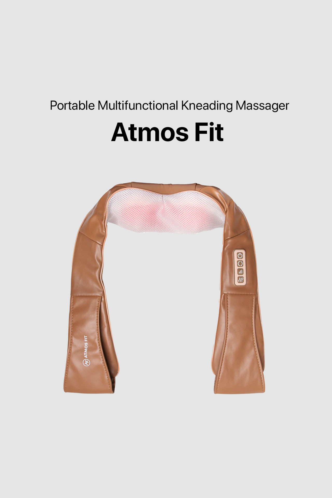 Atmos Fit Portable Multifunctional Kneading Massager – Cozy Mahogany