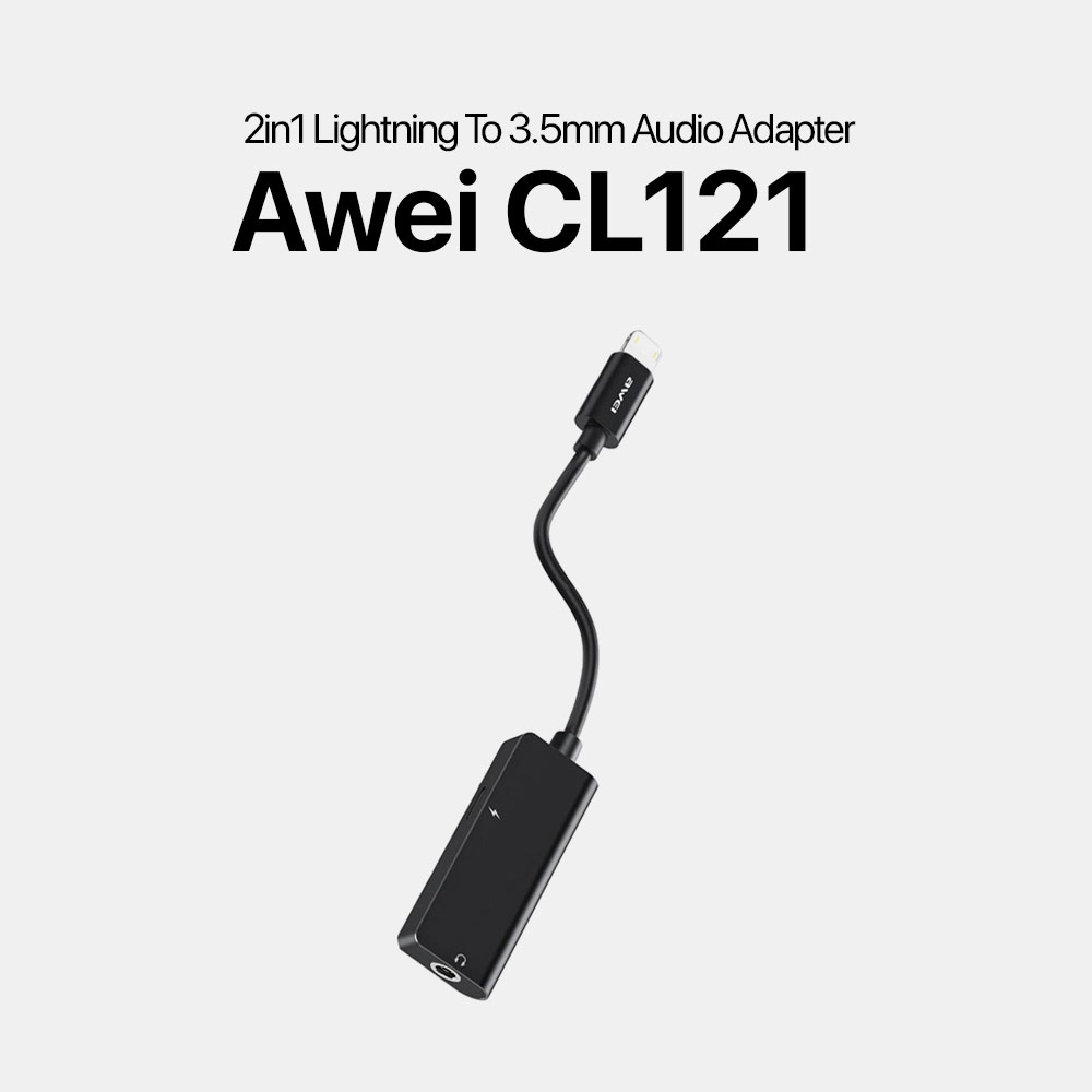 Awei CL121 2in1 Audio Adapter - Image 5