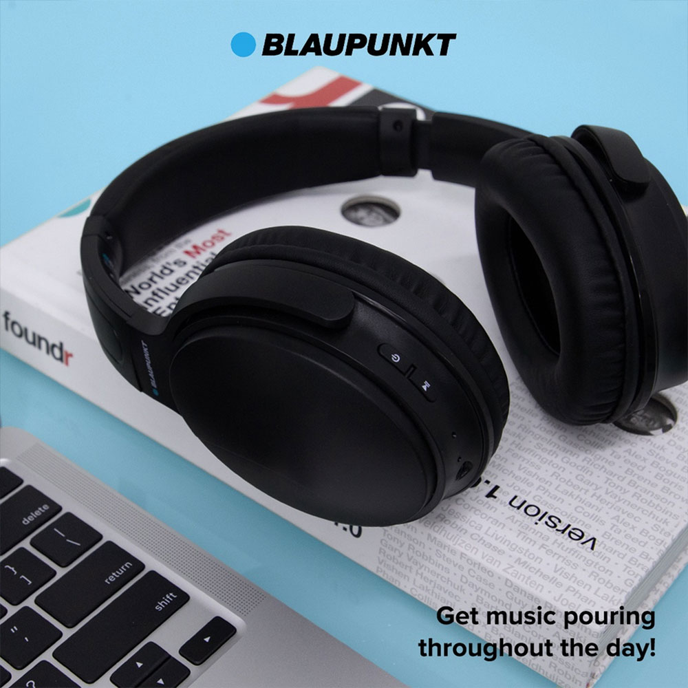 Blaupunkt BT Wireless Headphone - Black - Image 3