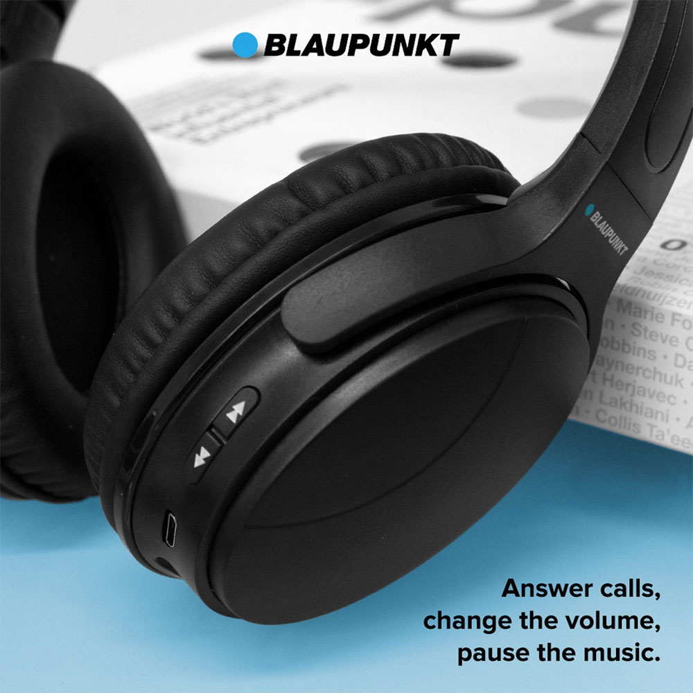 Blaupunkt BT Wireless Headphone - Black - Image 2
