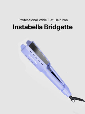 Instabella Bridgette Professional Wide Flat Hair Iron HS-341 - Dazzling Purple