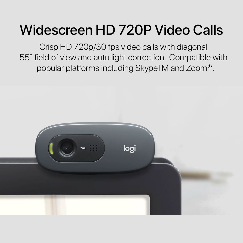 Logitech C270 HD Webcam - Image 2