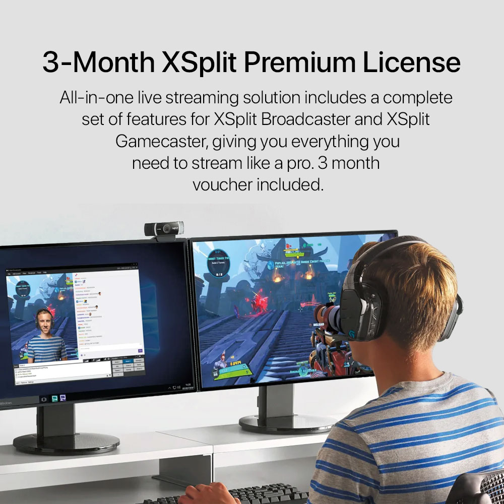 Logitech C922 Pro HD Stream Webcam - Image 3