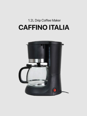 Caffino Italia 1.2L Drip Coffee Maker - Black