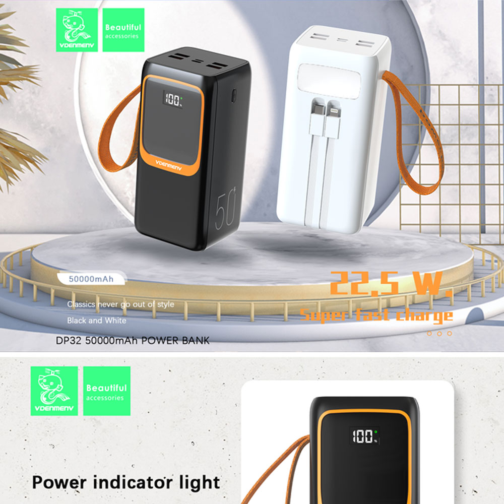 DENMEN DP32 50000mAh Powerbank - Image 2