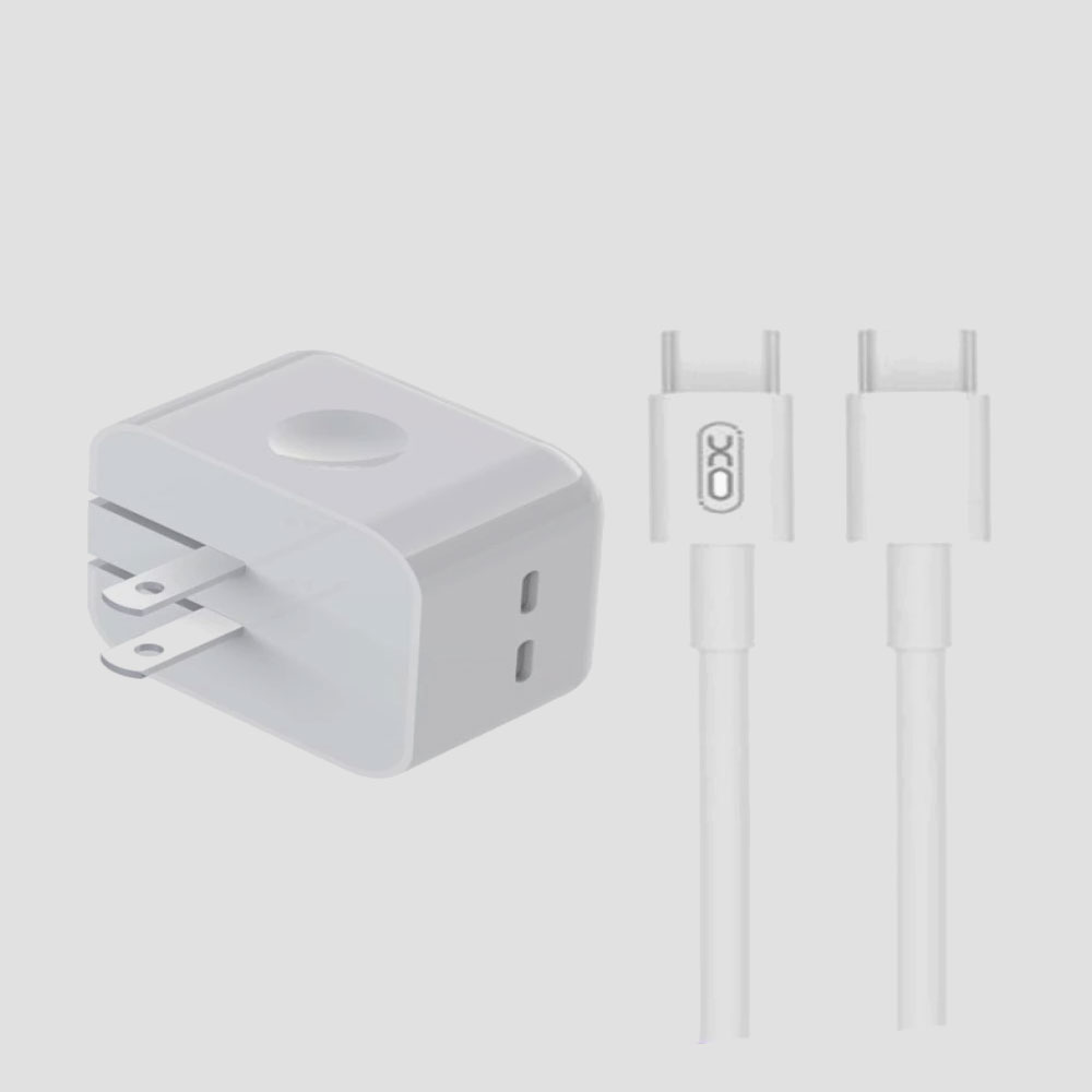 XO L102 35W Dual Type-C Port Fast Charger - Image 3