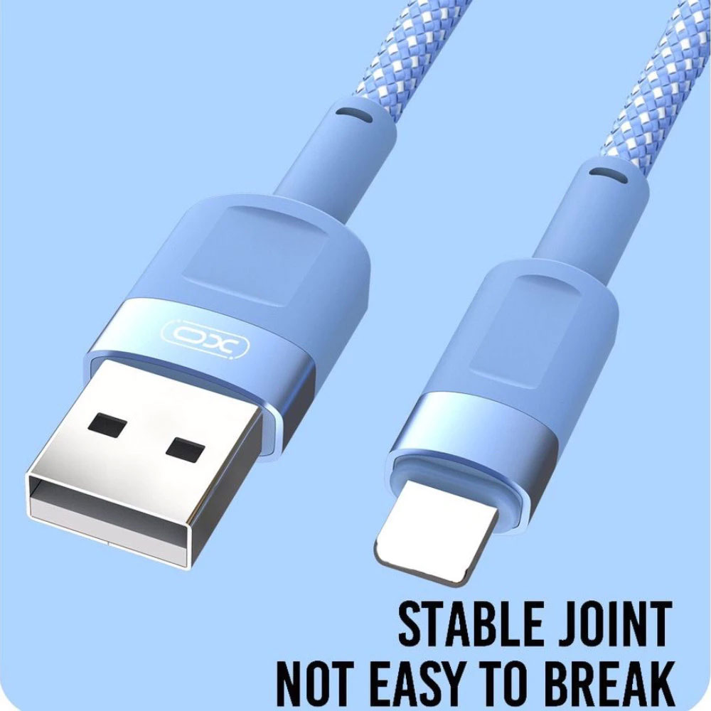 XO NB198 Braided 2.4A USB Type-C Cable - Image 4