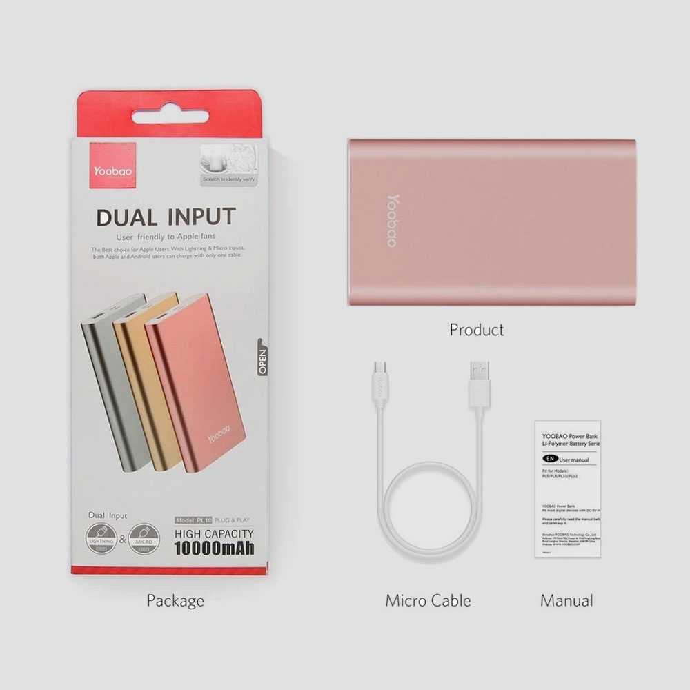 Yoobao PL10 Polymer Power Bank - Image 3