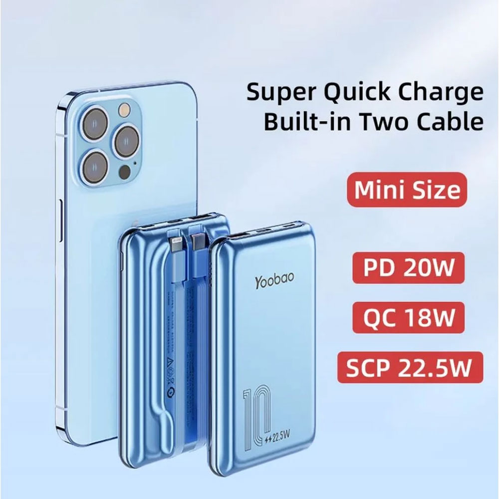 Yoobao LC3 Built-in Cable PowerBank - Image 3