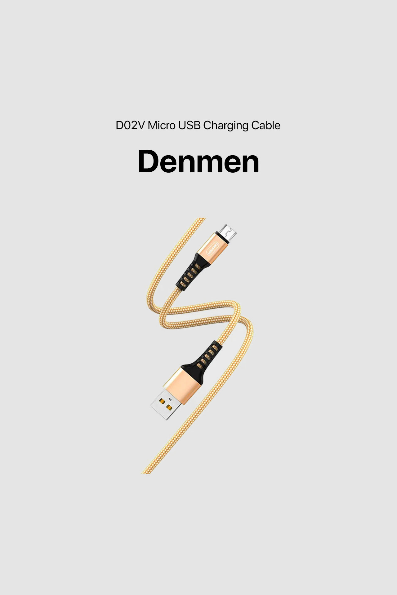 Denmen D02V Micro USB Charging Cable