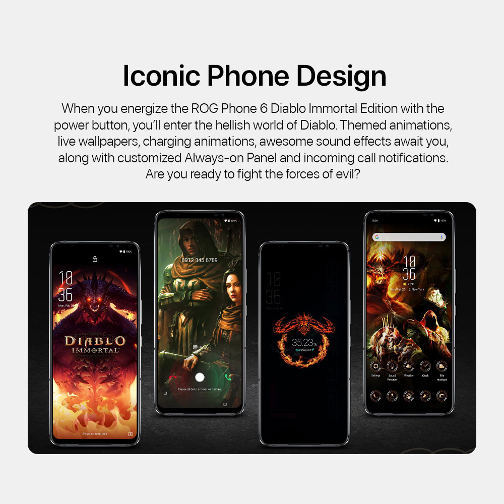 ROG Phone 6 Diablo Immortal Edition 16GB RAM - 512GB ROM - Image 3