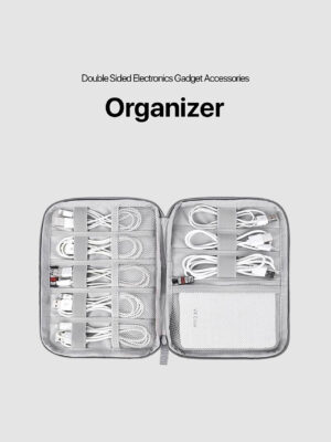 Double Sided Electronics Gadget Accessories Organizer Bag