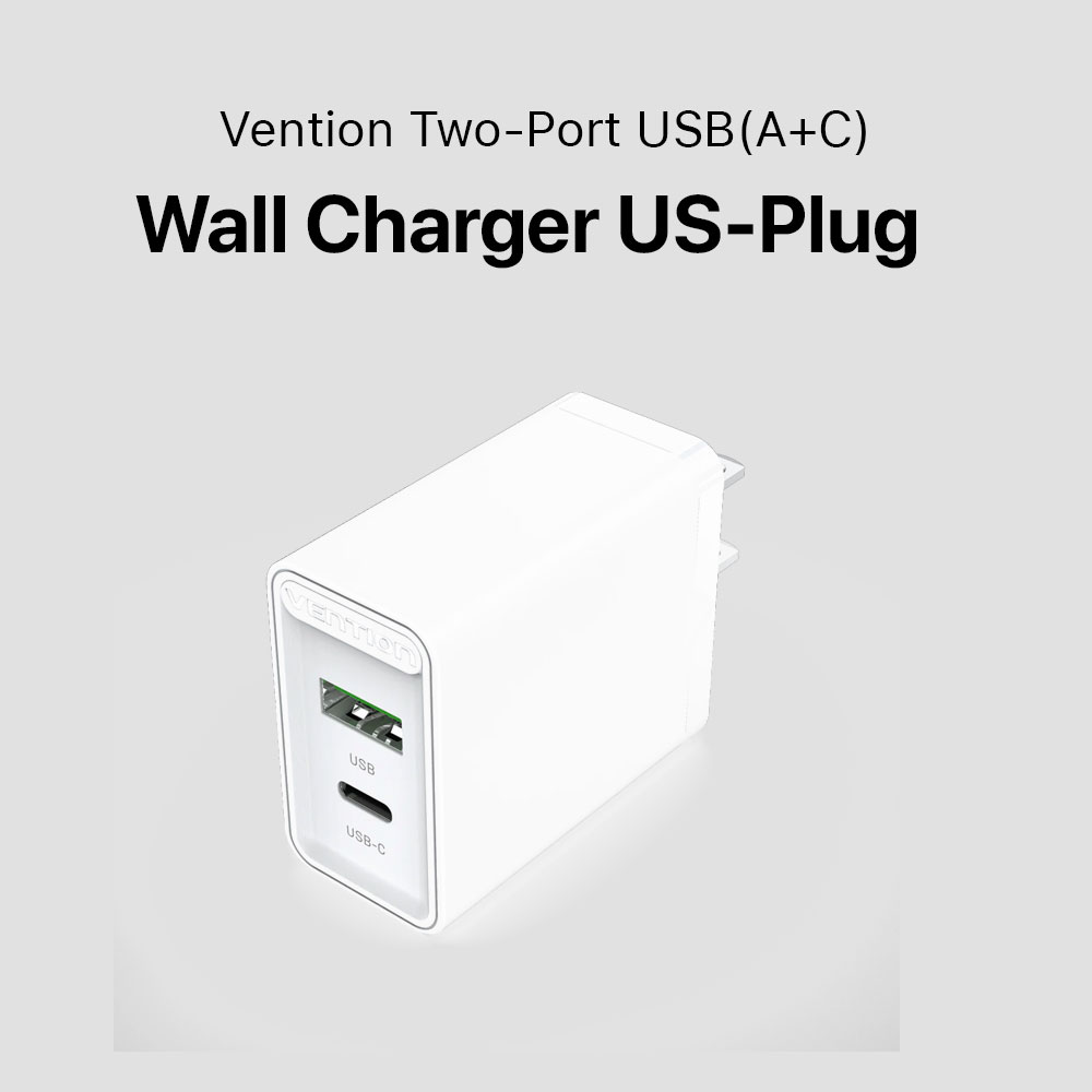 Vention Two-Port Wall Charger - Image 5