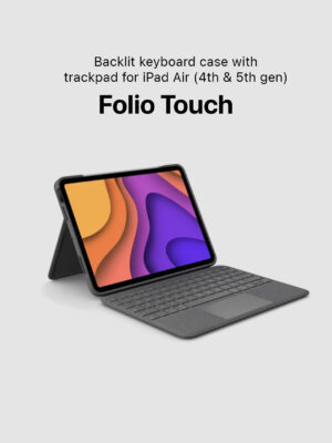 Logitech Folio Touch Backlit keyboard case with trackpad for iPad Air (4th & 5th gen)