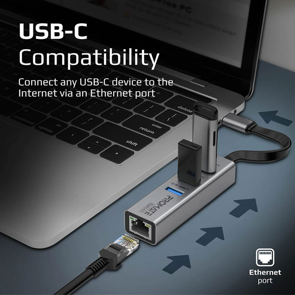 Promate GigaHub-C Multi-Port USB-C Hub - Image 4