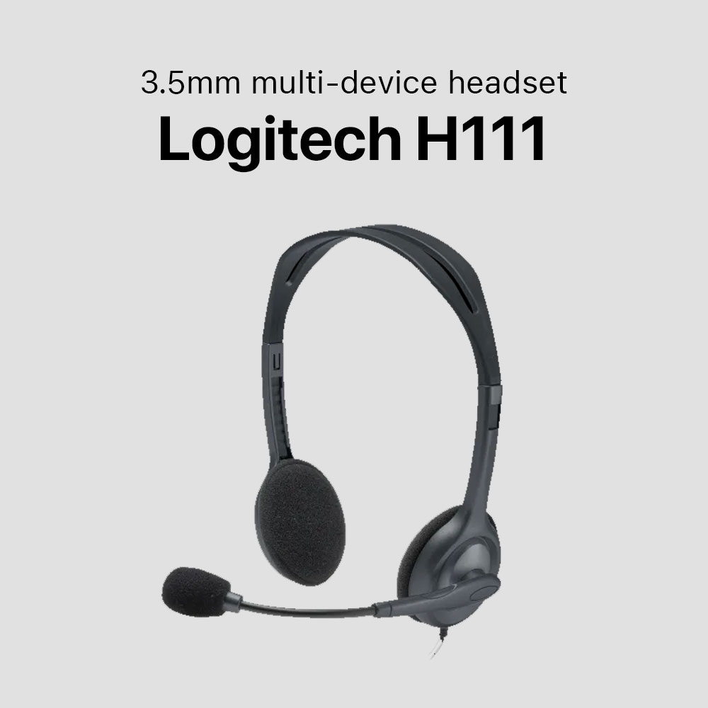 Logitech H111 Stereo Headset - Image 5