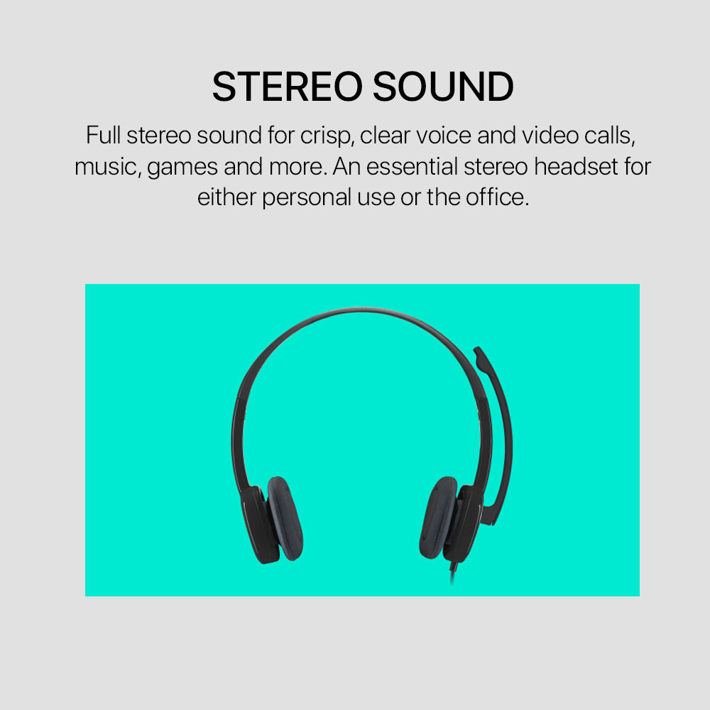 Logitech H151 Stereo Headset - Image 4