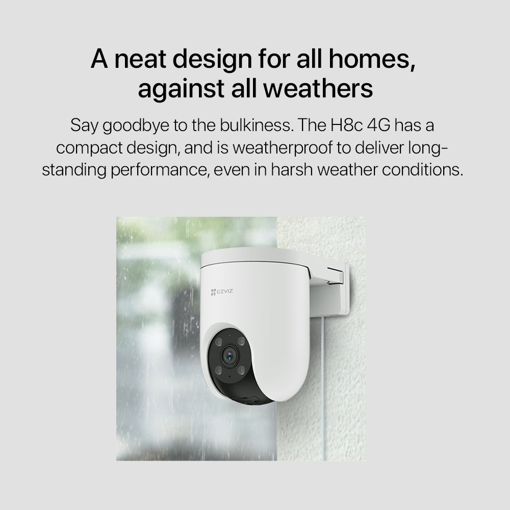 EZVIZ H8C 4G Pan & Tilt 4G Camera - Image 2