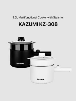 Kazumi KZ-308 1.5L Multifunctional Cooker with Steamer