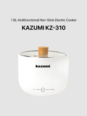 Kazumi KZ-310 1.8L Multifunctional Non-Stick Electric Cooker - White