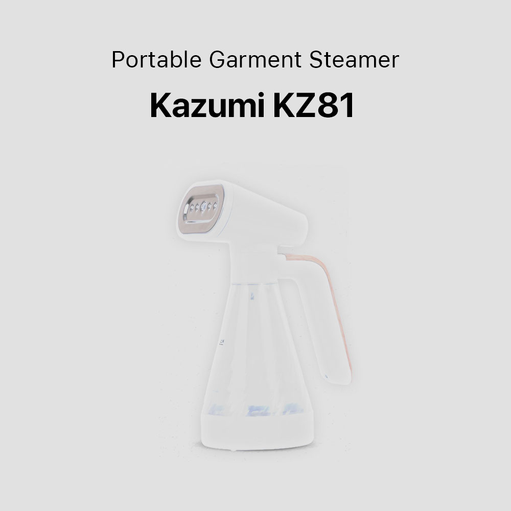 Kazumi KZ81 Portable Garment Steamer - White - Image 5