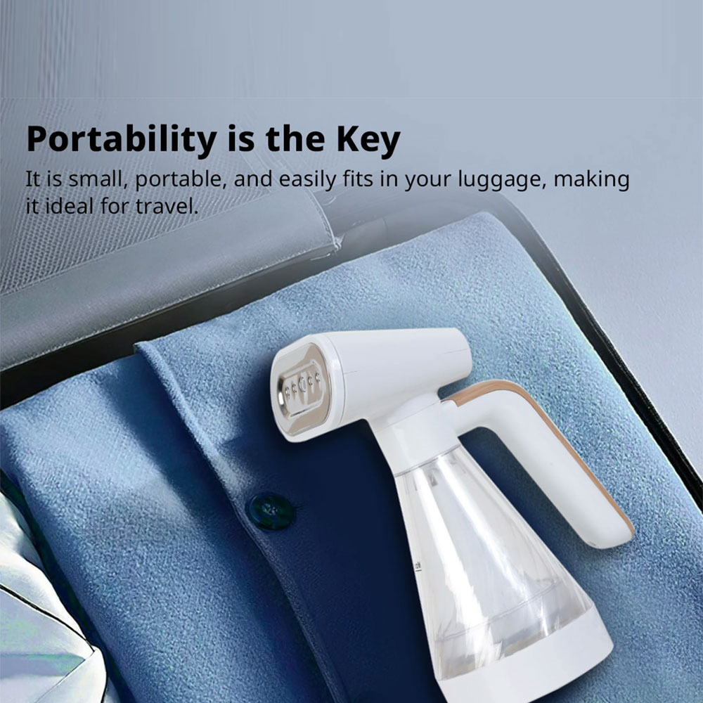 Kazumi KZ81 Portable Garment Steamer - White - Image 4