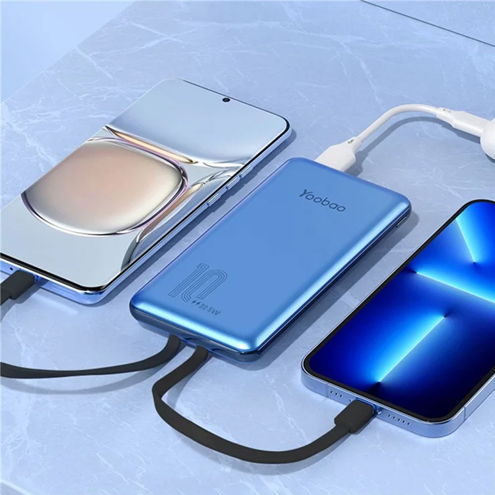 Yoobao LC2 Built-in Type-C And Lightning Cable Power Bank - Image 4