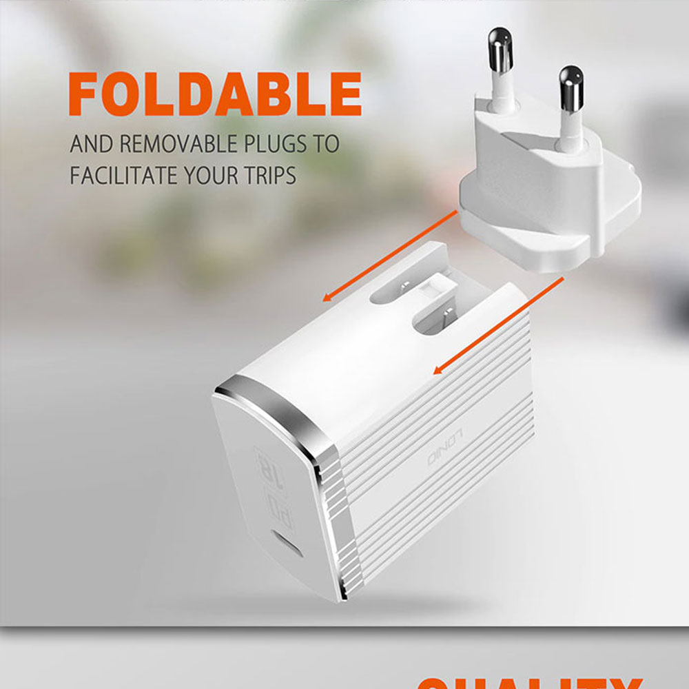 LDNIO A1302Q-C Type-C Wall Charger - Image 3