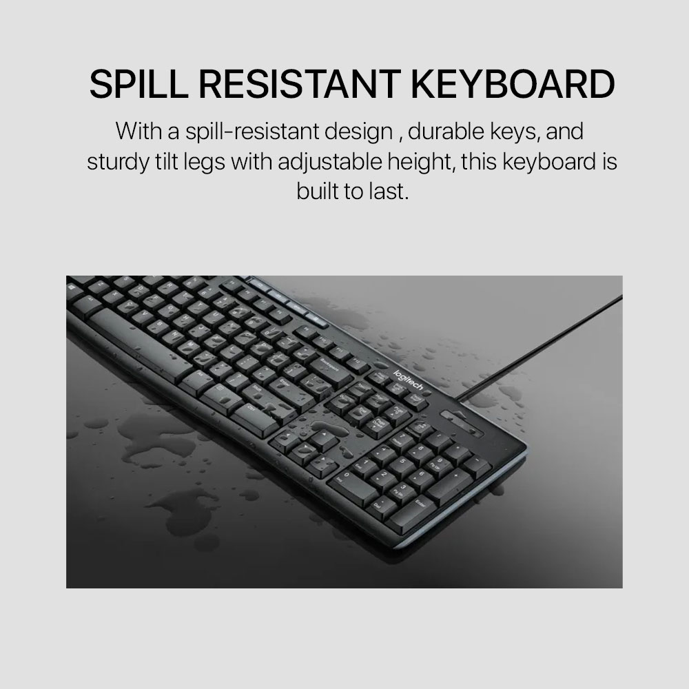 Logitech Media Combo Keyboard and Mouse - Image 2