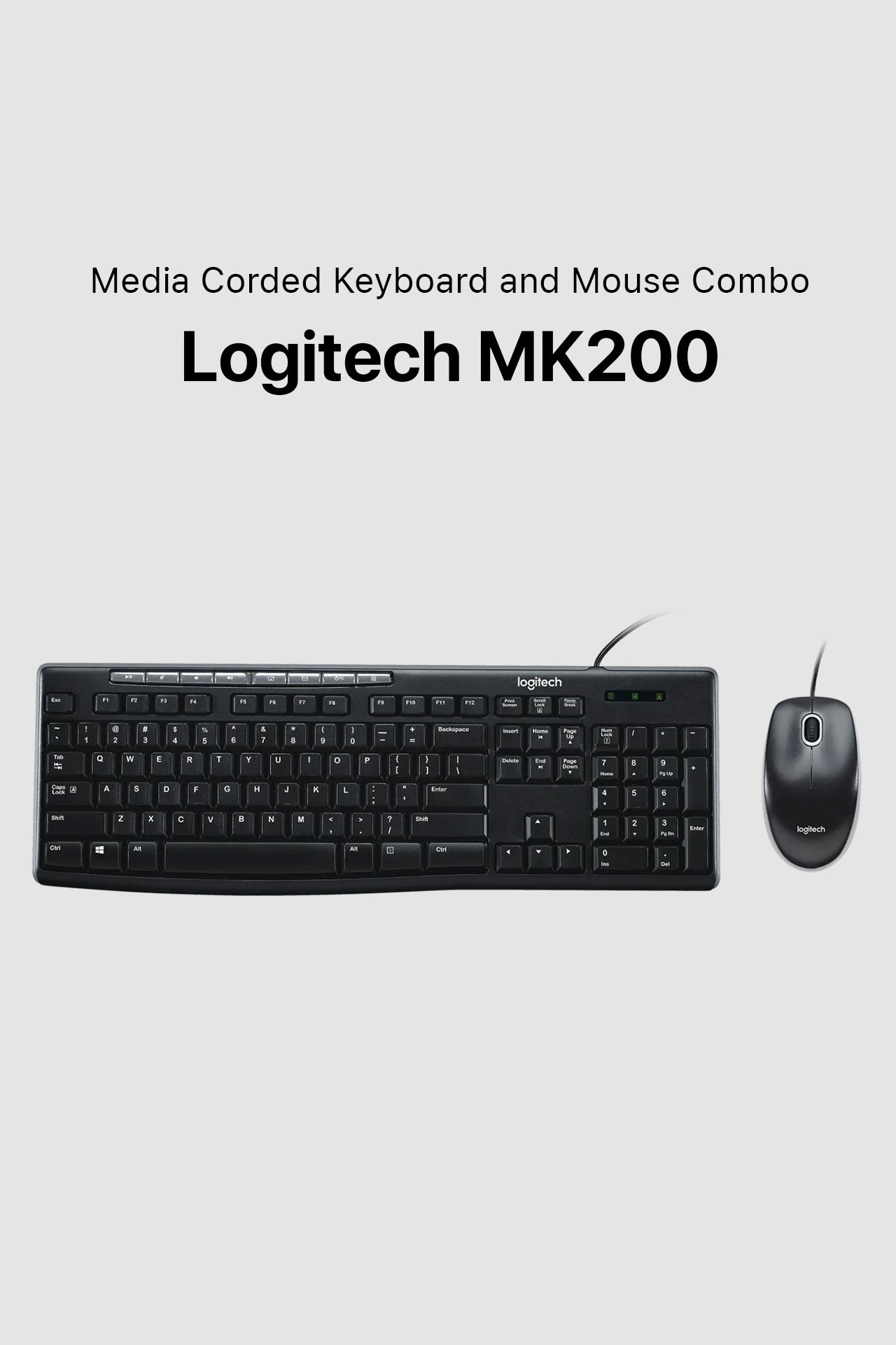 Logitech Media Combo Keyboard and Mouse