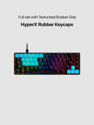 HyperX Rubber Keycaps - Gaming Accessory Kit - Blue (US Layout)