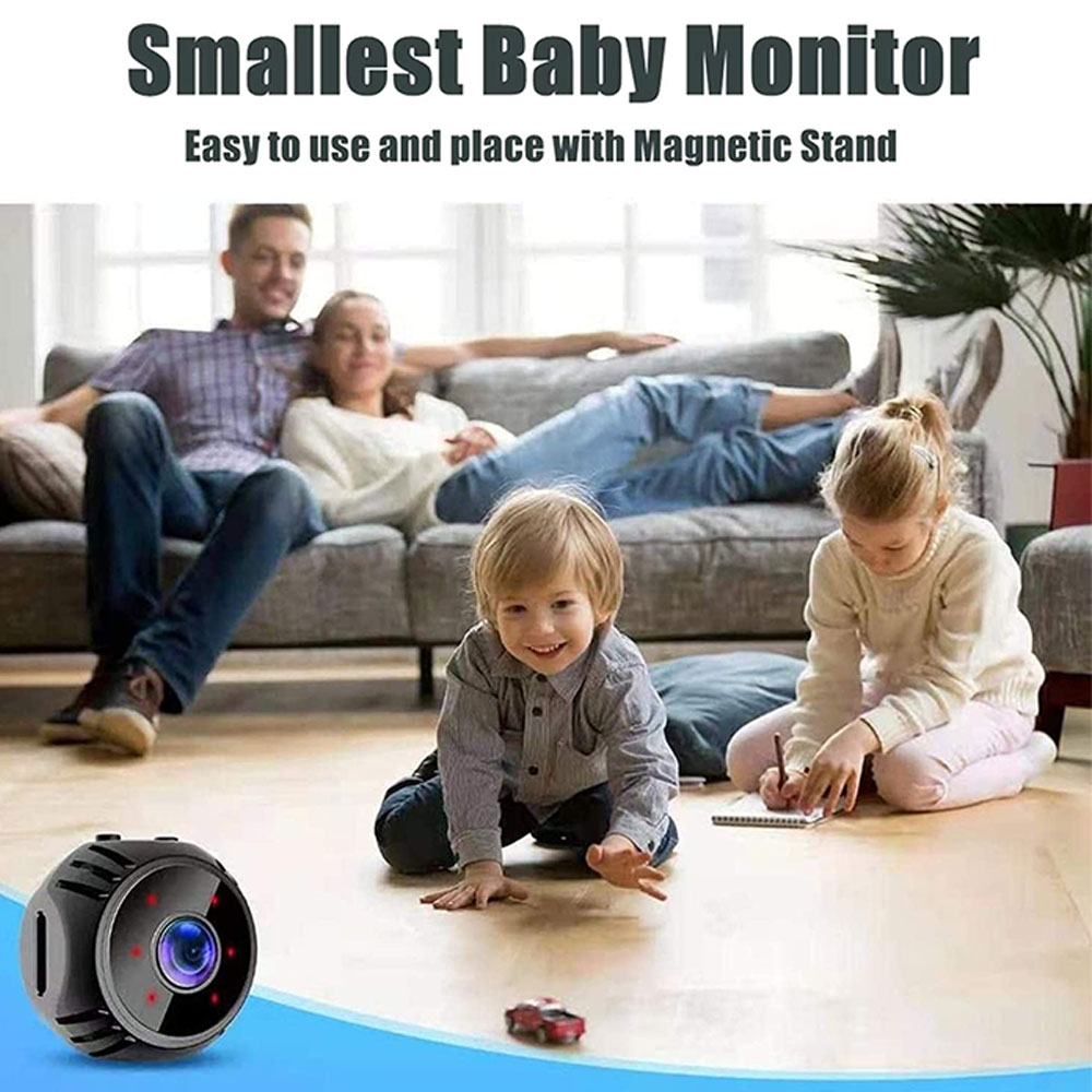 Mini Round Wifi IP Camera With SD Card Slot - Image 2