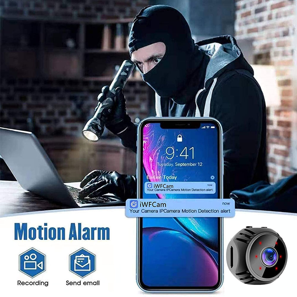 Mini Round Wifi IP Camera With SD Card Slot - Image 4