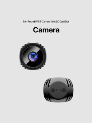 Mini Round Wifi IP Camera With SD Card Slot