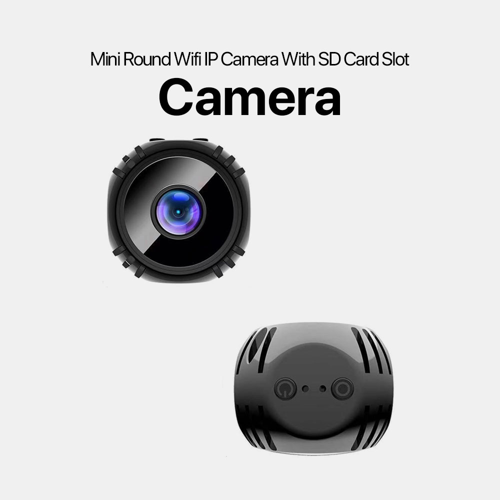 Mini Round Wifi IP Camera With SD Card Slot - Image 5