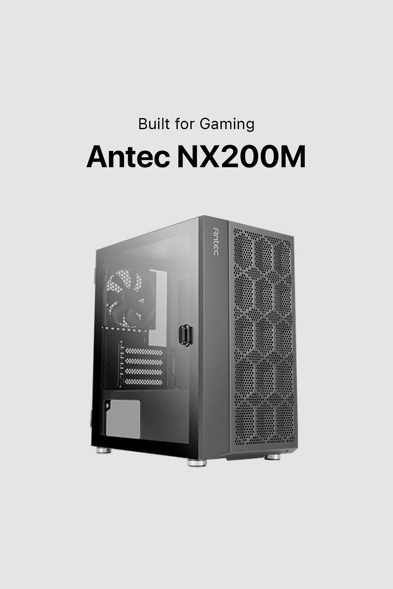 Antec NX200M Micro-ATX Mini Tower Gaming Case