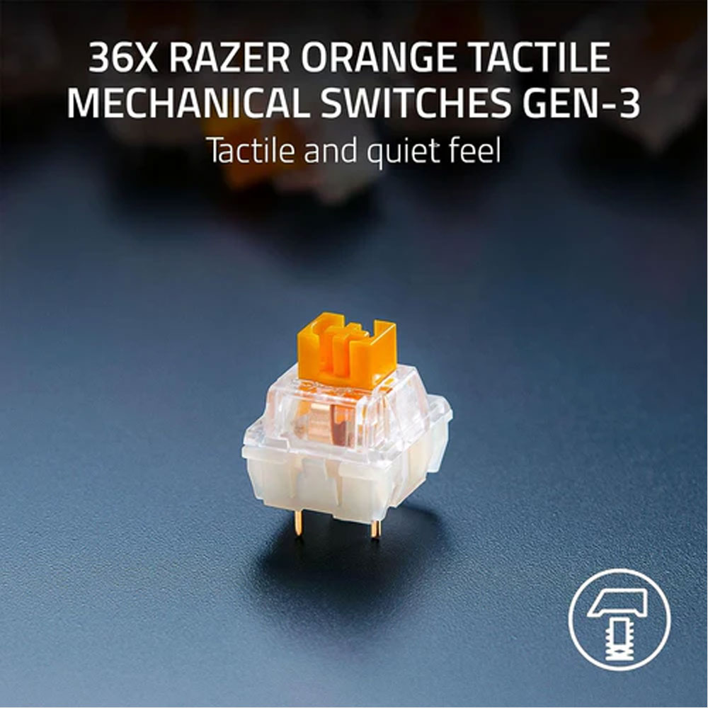 Razer Orange Tacticle Mechanical Switch (Razer Mechanical Switches Pack Orange Tacticle Switch - Wolrd Packaging) - Image 4