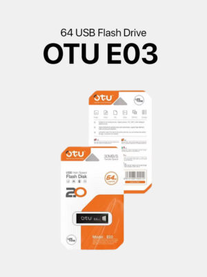 OTU E03 64 USB Flash Drive – Black