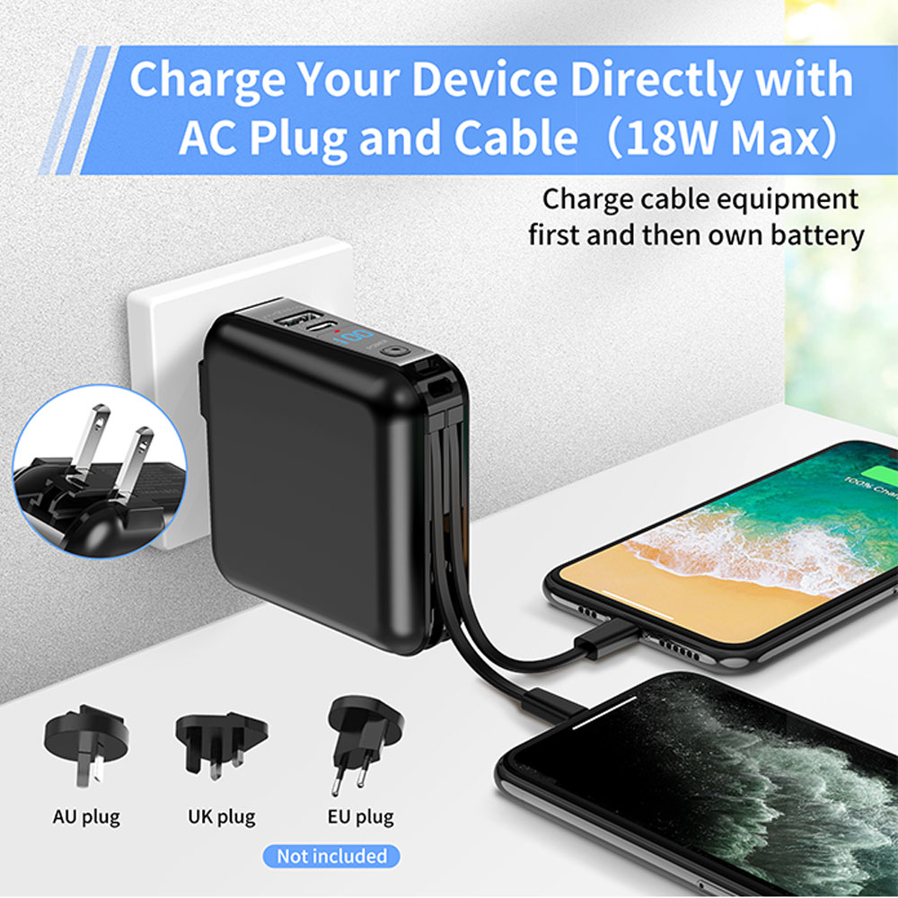 Optimus PD15 Wall Charger With Powerbank - Image 3