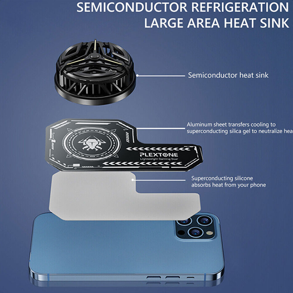 Plextone L Type Magnetic Heat Sink Conductor Pad Sticker - Image 4