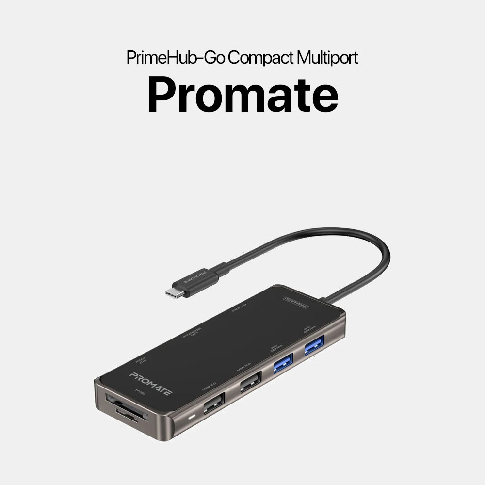Promate PrimeHub-Go Compact Multiport USB-C Hub - Image 5