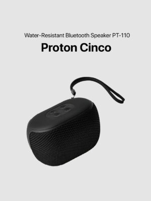 Proton Cinco Water-Resistant Bluetooth Speaker PT-110 - Black