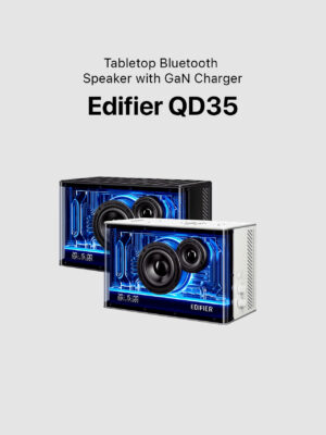 Edifier QD35 Tabletop Bluetooth Speaker with GaN Charger