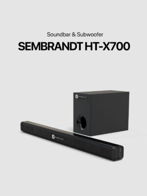 SEMBRANDT HT-X700 Soundbar and Subwoofer- Black