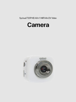 Sycloud 720P HD All In 1 WiFi Mini DV Video Camera – White