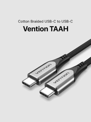 Vention Cotton Braided USB-C to USB-C 3.1 Cable