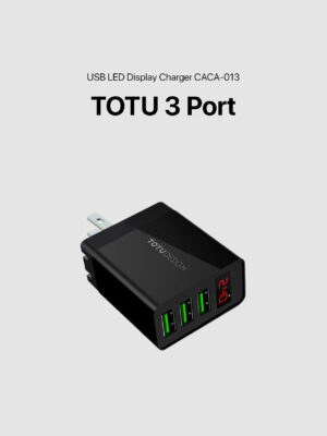 TOTU 3 Port USB LED Display Charger CACA-013