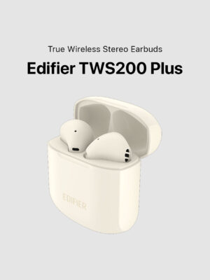 Edifier TWS200 Plus True Wireless Stereo Earbuds - Ivory