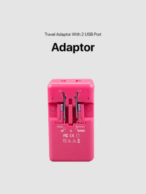 Travel Adaptor With 2 USB Port